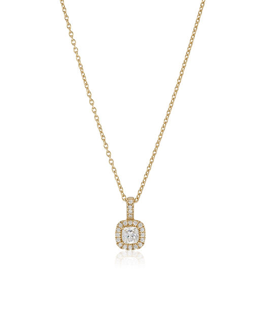 Silverhalsband Glamorous vit cz fg