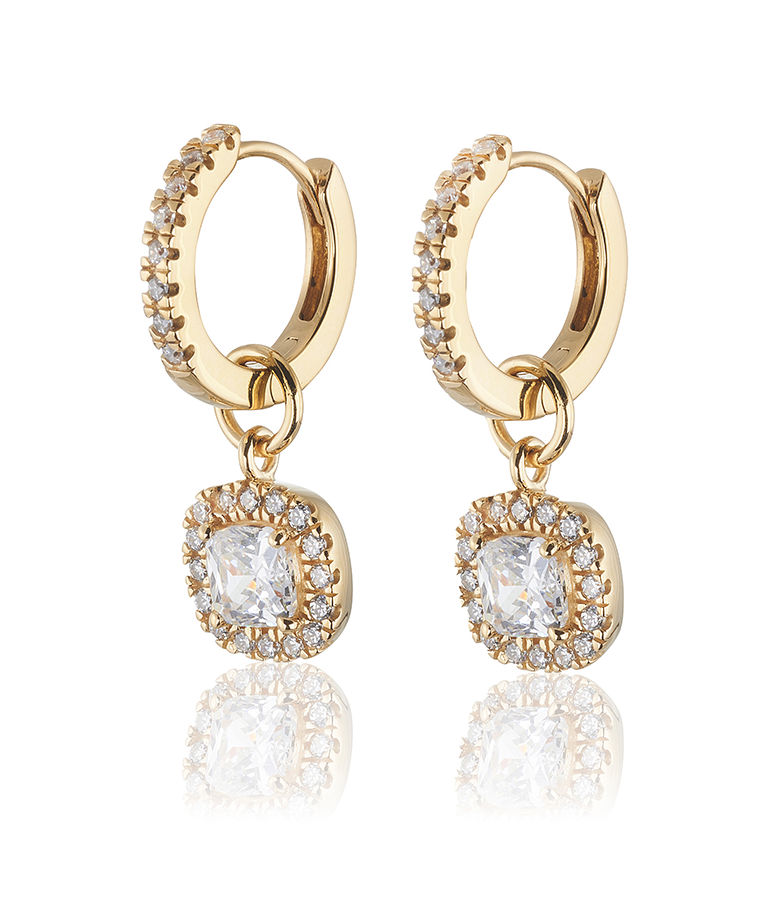 Silverörhänge Glamorous Creol fg