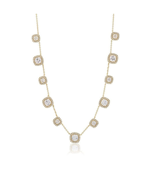 Silverhalsband Glamorous Multi fg