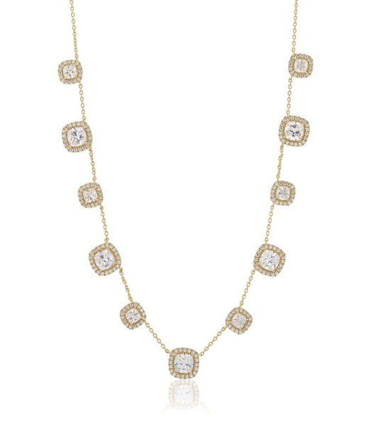 Silverhalsband Glamorous Multi fg