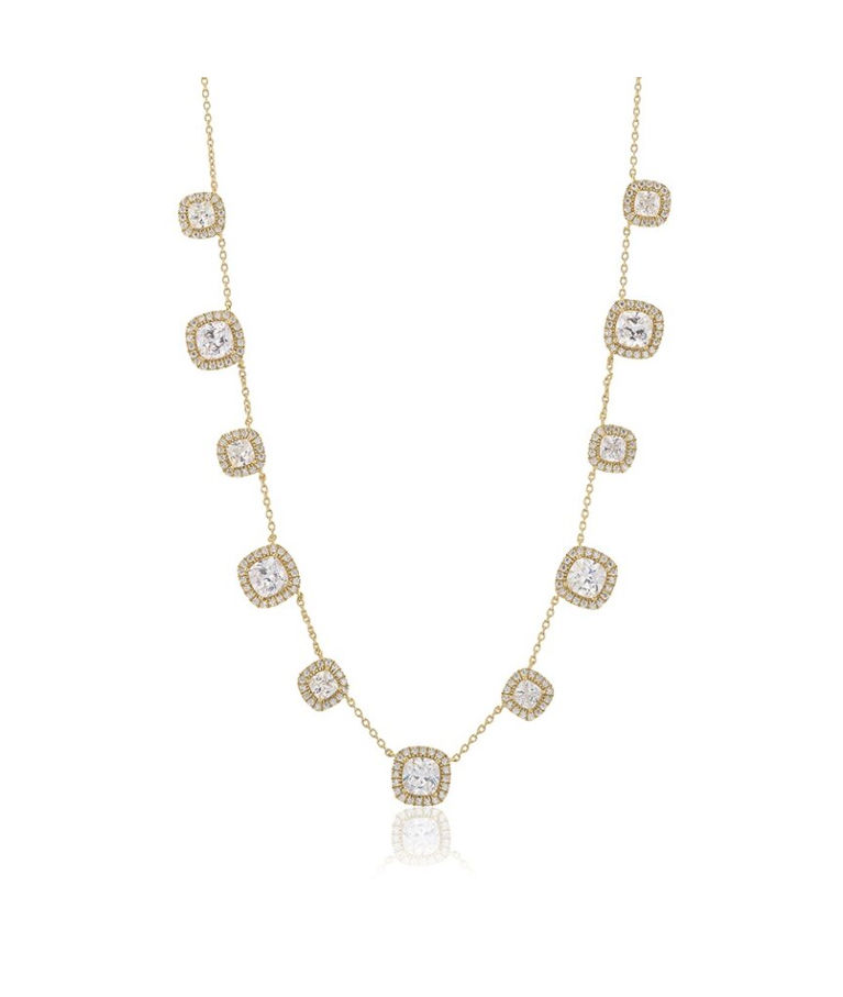 Silverhalsband Glamorous Multi fg