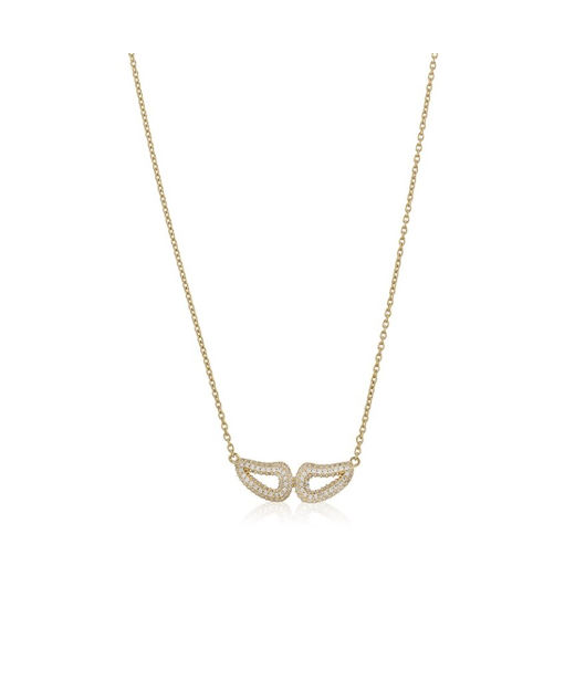 Silverhalsband Classy Mini Wings fg