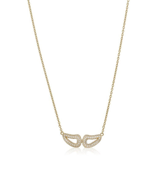 Silverhalsband Classy Mini Wings fg