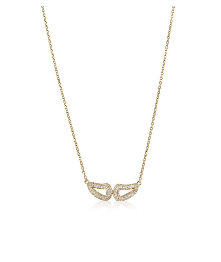 Silverhalsband Classy Mini Wings fg