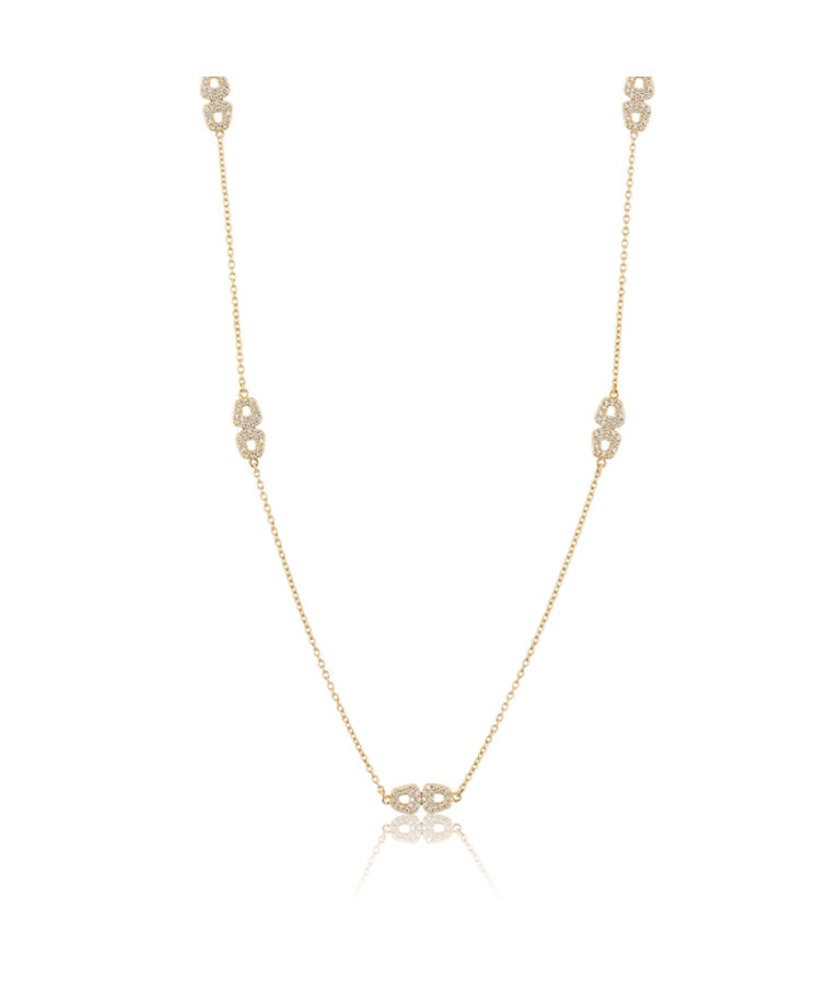 Silverhalsband Classy Long fg