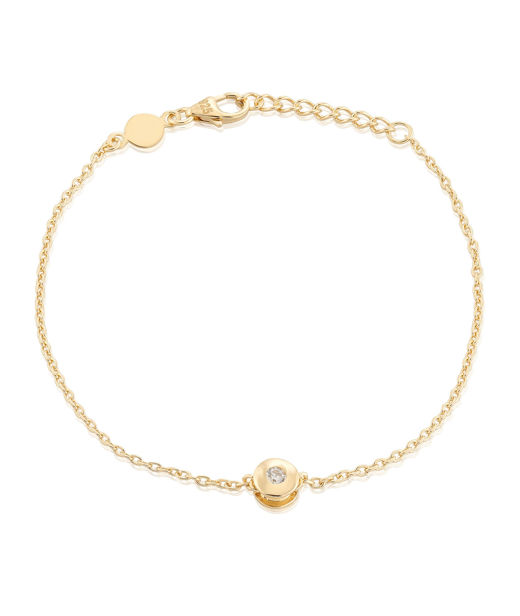 Silverarmband Älskad Mini cz fg
