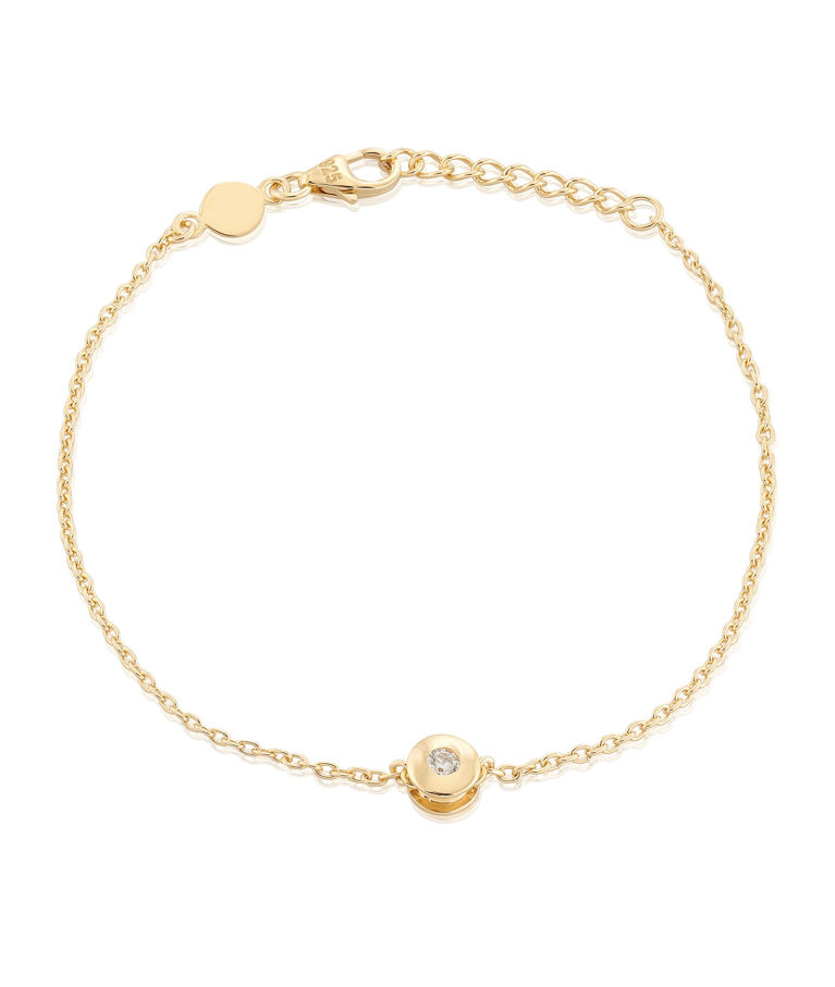 Silverarmband Älskad Mini cz fg