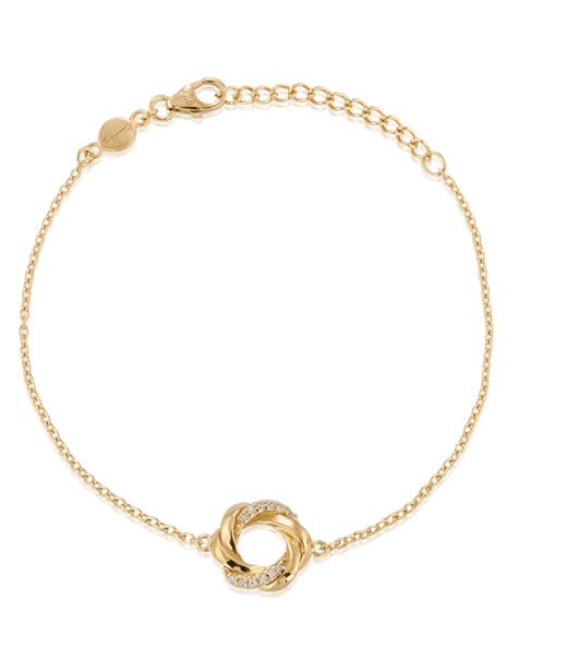 Silverarmband Circles of the universe fg