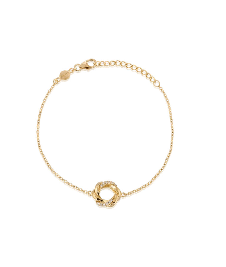 Silverarmband Circles of the universe fg