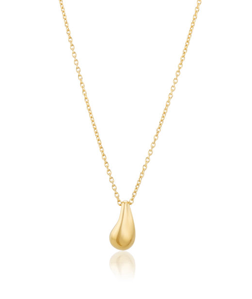 Silverhalsband Infinity Drop fg