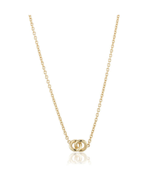 Silverhalsband The Knot Mini fg