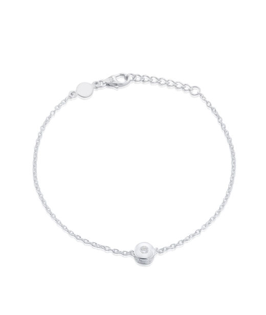 Silverarmband Älskad Mini cz