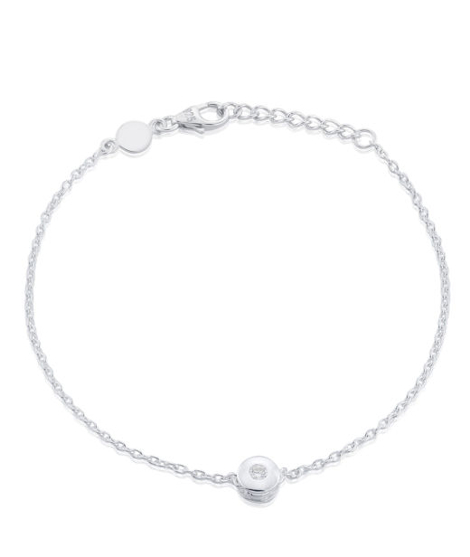 Silverarmband Älskad Mini cz