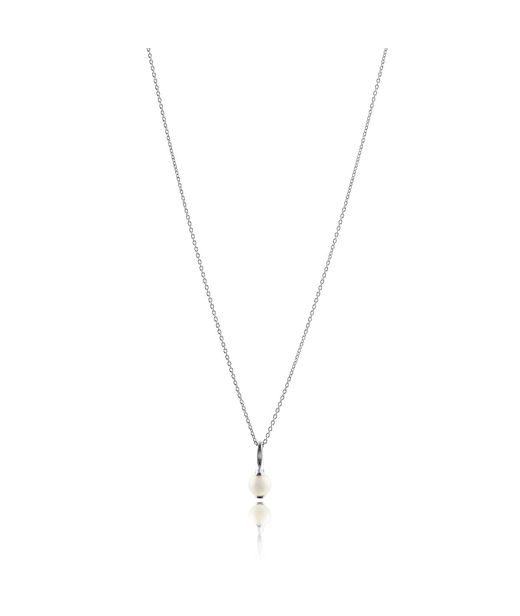 Silverhalsband Sweetness Pearl 42+5cm