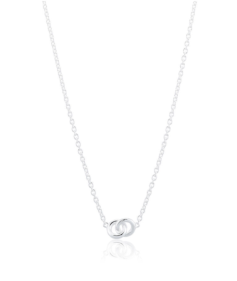 Silverhalsband The Knot Mini