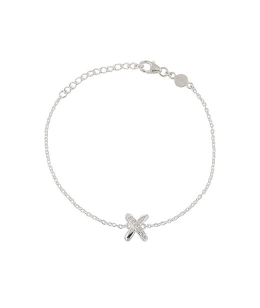 Silverarmband Cross My Heart