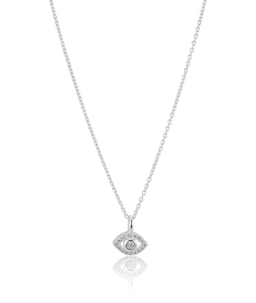 Silverhalsband Devine Eye Mini