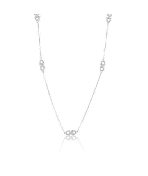 Silverhalsband Classy Long