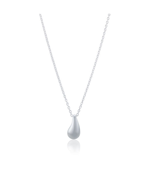 Silverhalsband Infinity Drop