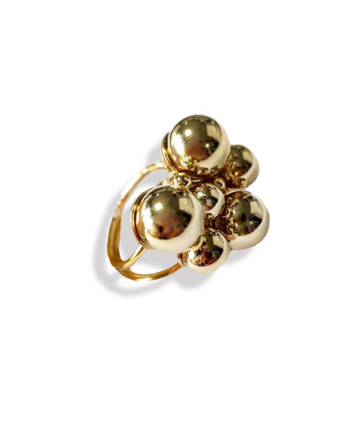 Mässingring Berry Maxi gold