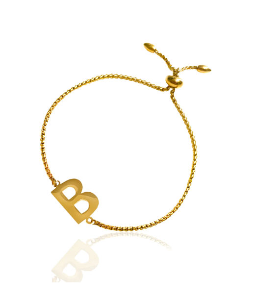 Mässingarmband New Identity gold.