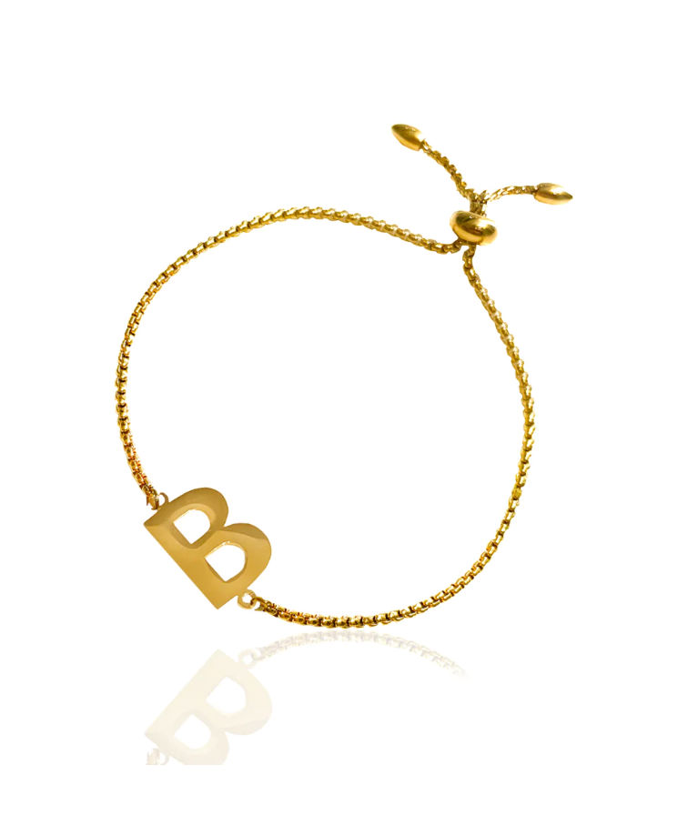 Mässingarmband New Identity gold.