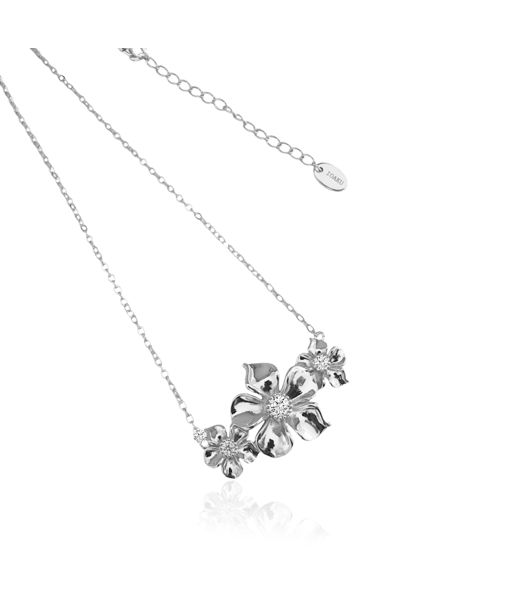 Stålhalsband La Fleur Multi vattentät SILVER