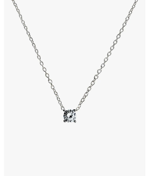 Silverhalsband Ensten Stud cz.