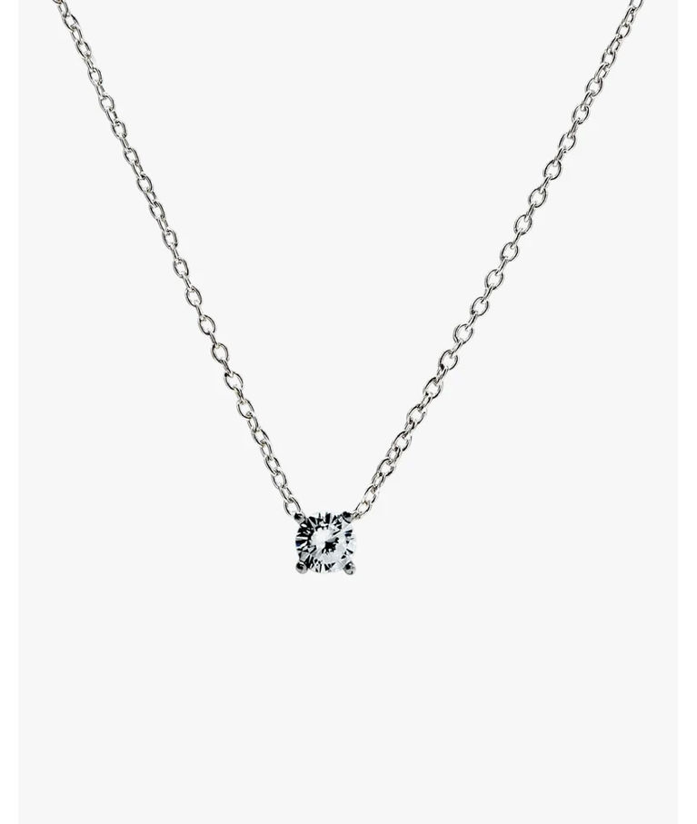Silverhalsband Ensten Stud cz.