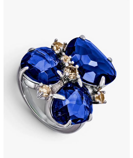 Silverörhängen Blue Drop