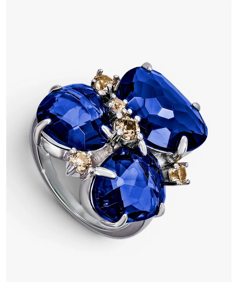 Silverörhängen Blue Drop