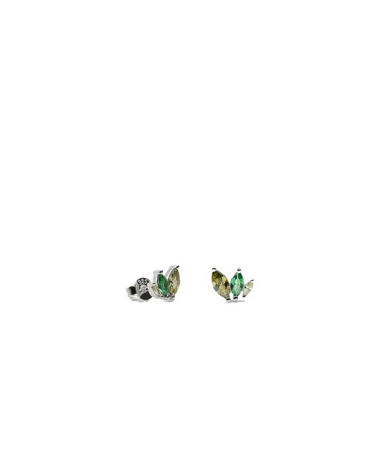 Silverörhänge Green Tones cz