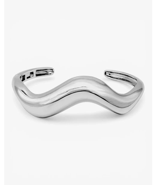 Silverarmband Wavy
