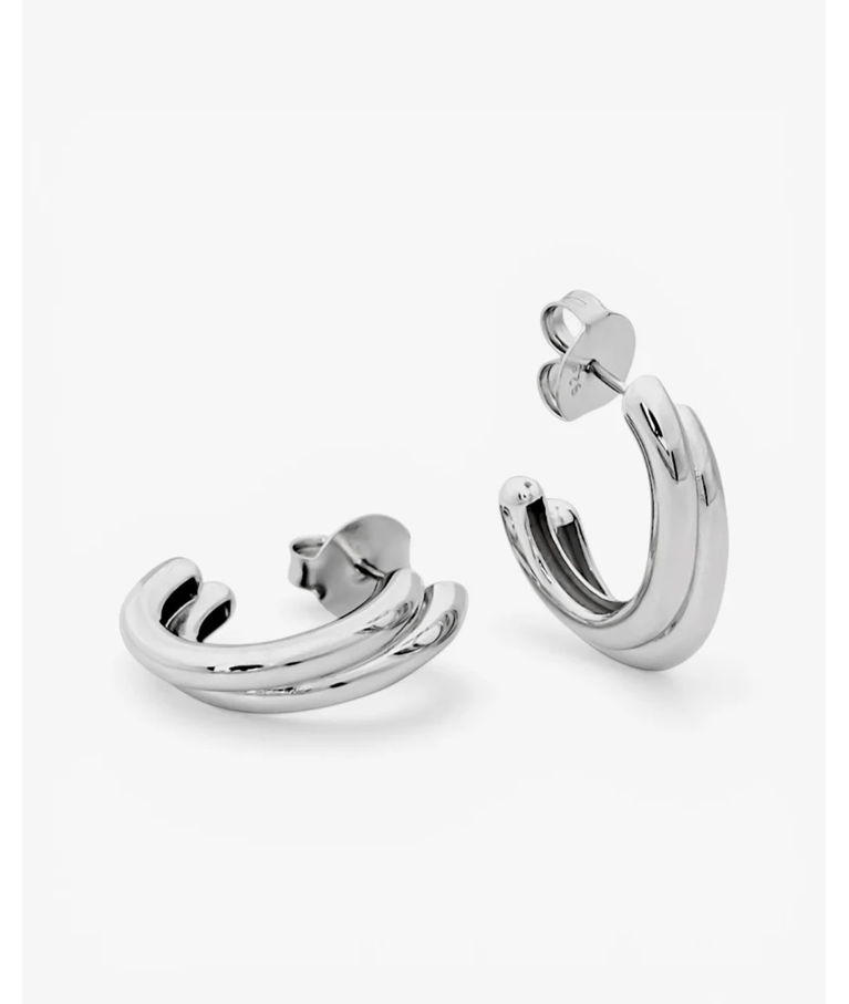 Silverörhänge Hoops