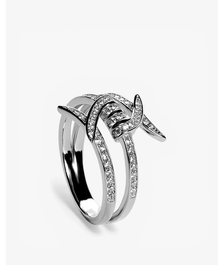 Silverring Circonitas Diseno Alambre