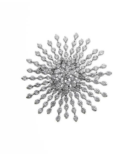 Silverhänge Brooch cz