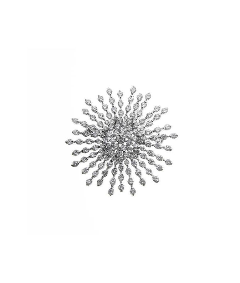 Silverhänge Brooch cz