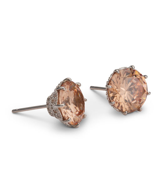 Mässingörhänge Elenora Studs Champagne