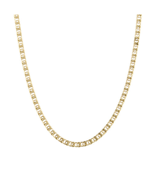 Stålhalsband Infinty gold
