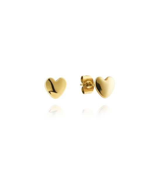 Stålörhänge Love Small Studs Gold