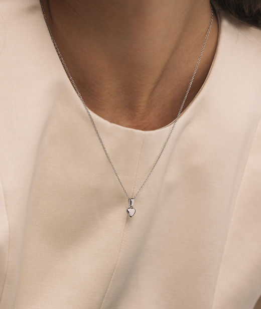Stålhalsband Sweetheart Medium Steel