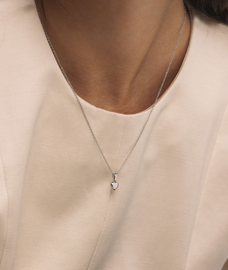 Stålhalsband Sweetheart Medium Steel