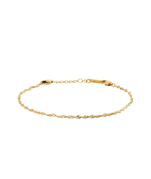 Stålarmband Twirl gold medium
