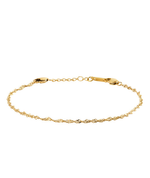 Stålarmband Twirl gold medium
