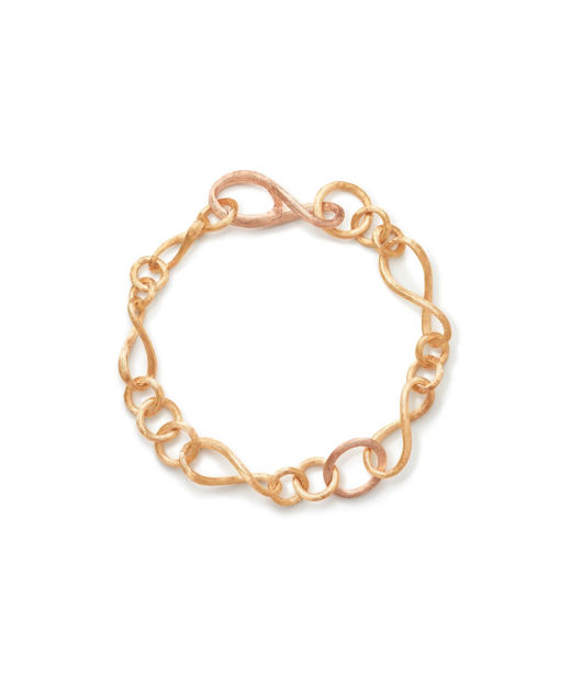 18k rg/rosé armband Love 18cm CC