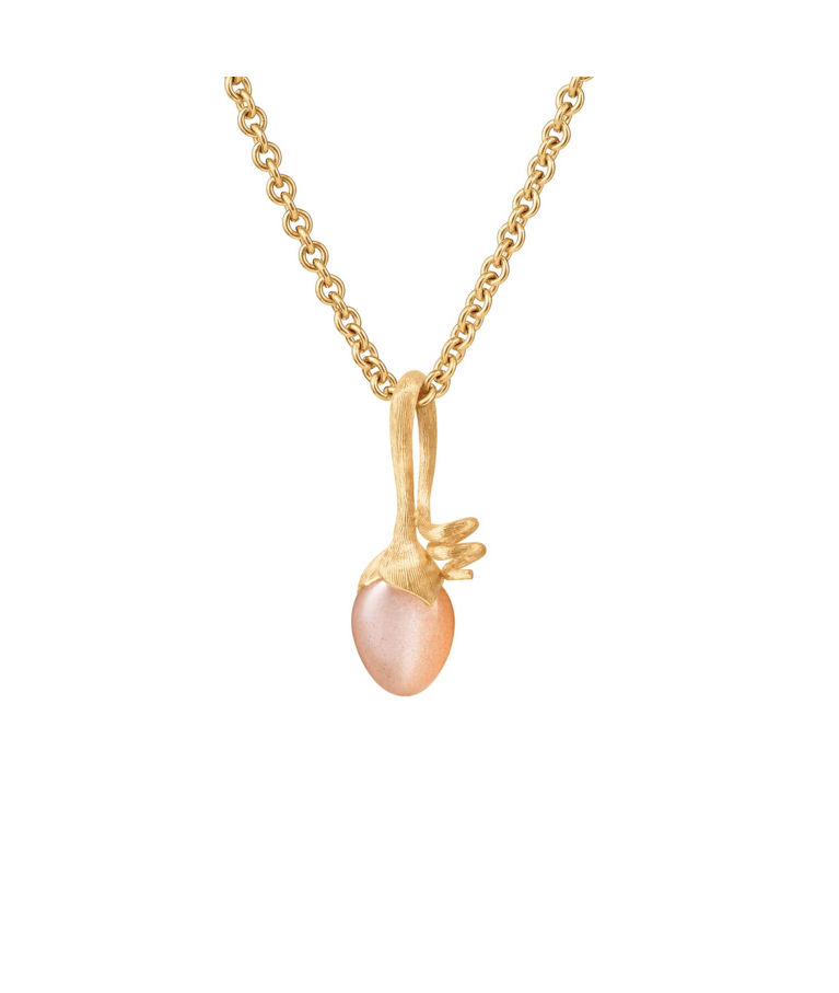18k gg hänge Lotus Spira blush månsten CC