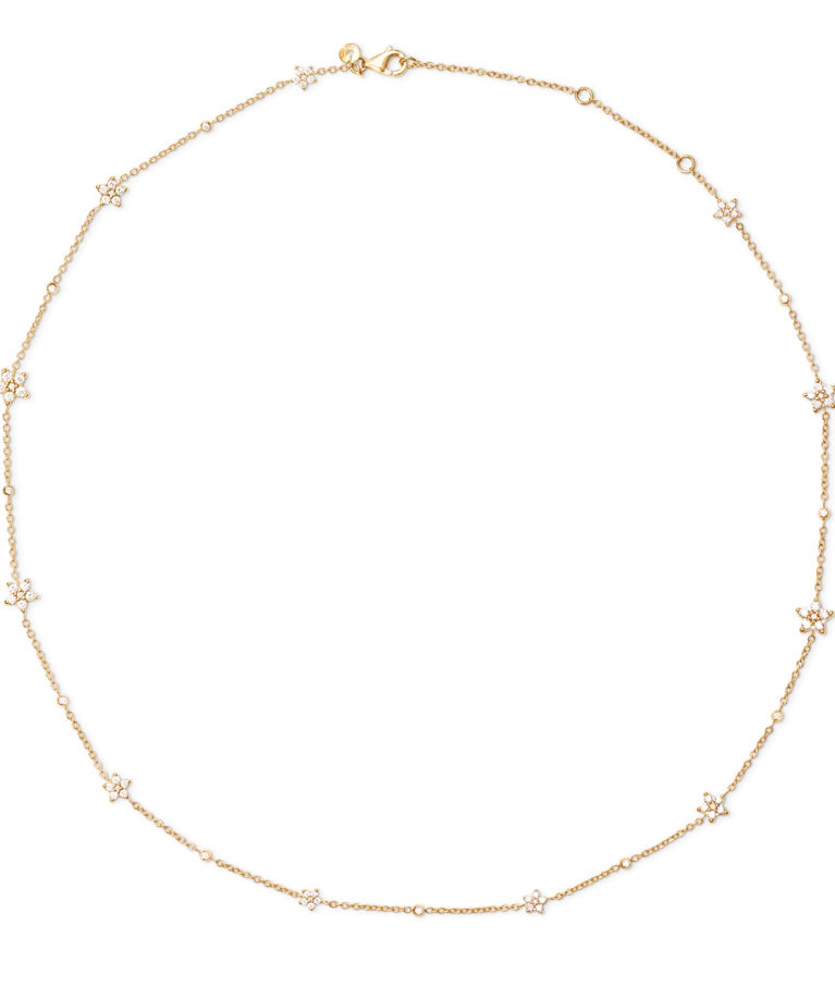 18k gg Halsband Shooting Stars diamonds 0,81ct. TW.VS