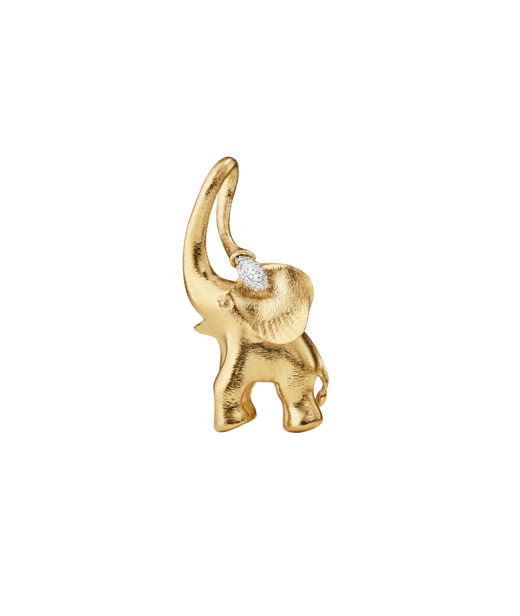 18k gg hänge Circus Elefant 24 dia 0,11ct tw/vs inkl. 3 CC