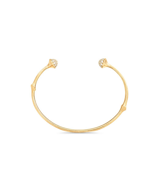 18k gg armring Nature pavé 0,39ct tw/vs