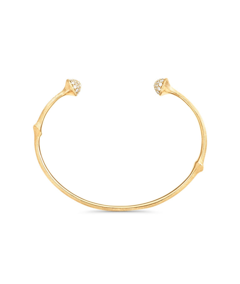 18k gg armring Nature pavé 0,39ct tw/vs